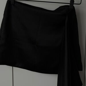 Zara Asymmetrical Black Skirt